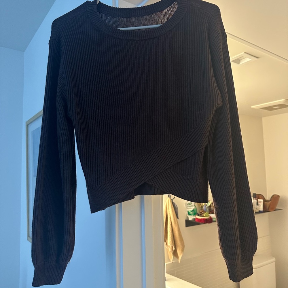 Lululemon Brown Ribbed Long Sleeve Top